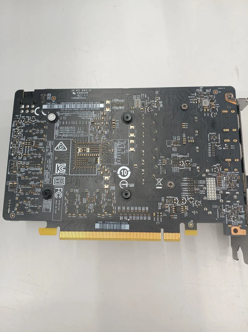 Carte graphique MSI : GEFORCE GTX1060 AERO ITX 6G OC