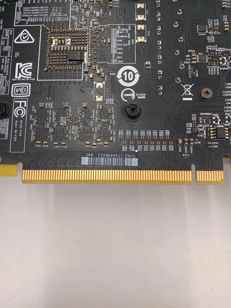 Carte graphique MSI : GEFORCE GTX1060 AERO ITX 6G OC