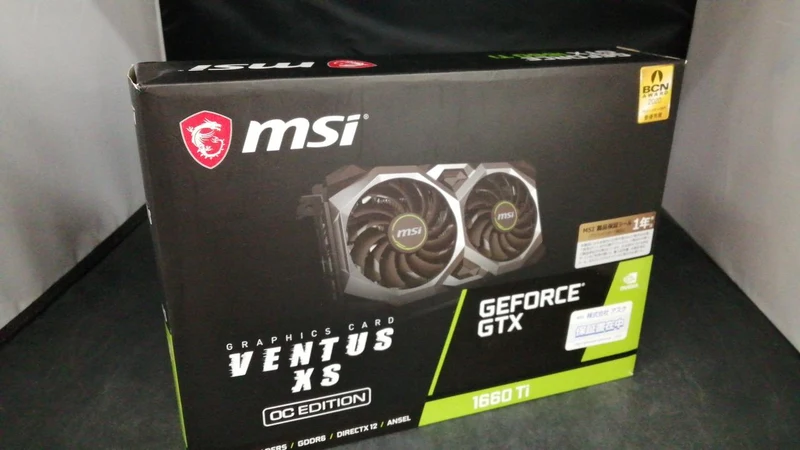 Carte graphique MSI : GEFORCE GTX 1660 TI VENTUS XS