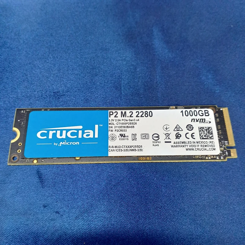 SSD CRUCIAL CT1000P2SSD8 (1 To)