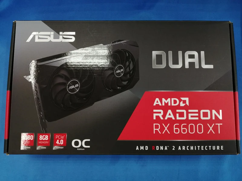 Carte graphique ASUS : DUAL-RX6600XT-O8G