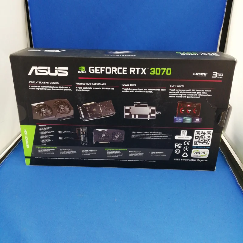 Carte graphique ASUS/DUAL-RTX3070-O8G-V2 DUAL-RTX3070-O8G-V2
