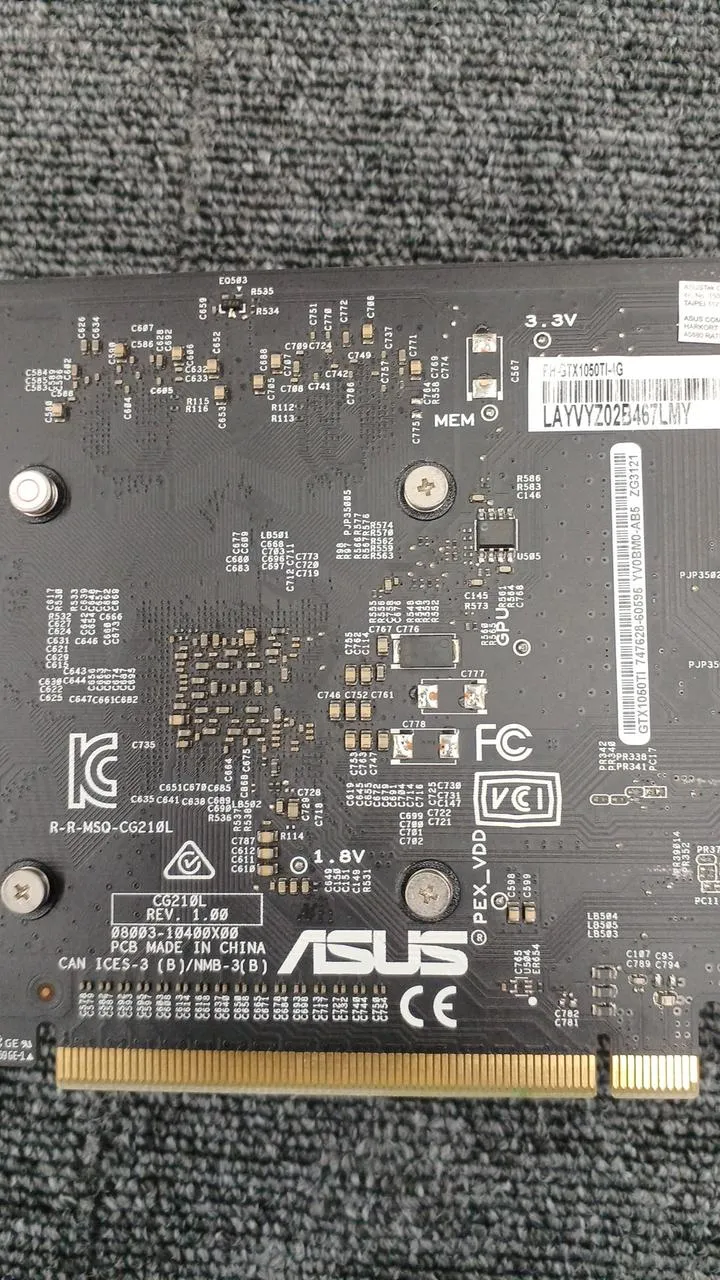 Carte graphique ASUS PH-GTX1050TI-4G