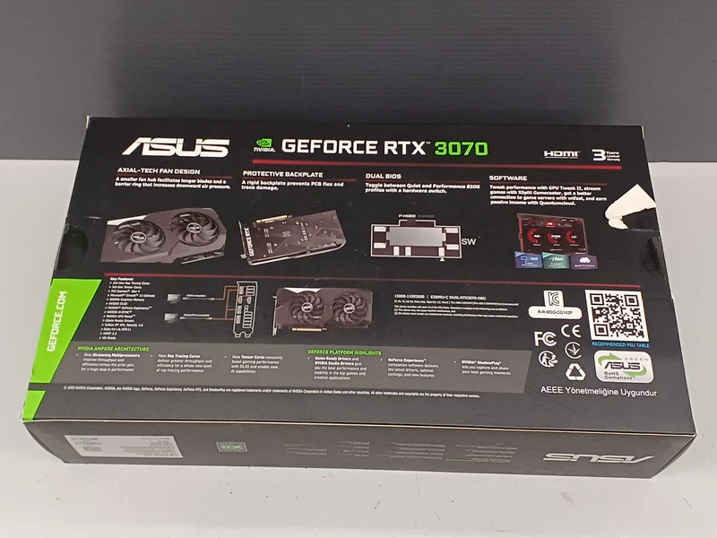 Carte graphique ASUS : DUAL-RTX3070-O8G