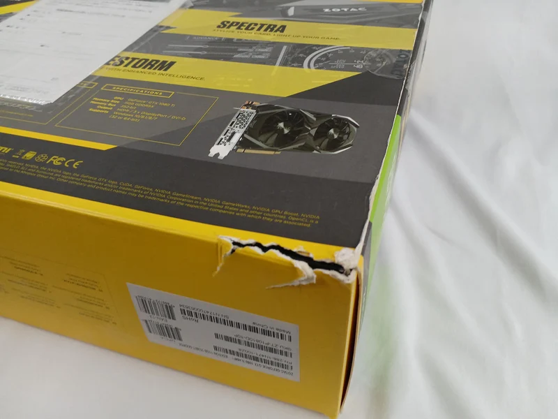 Carte graphique ZOTAC : GEFORCE GTR 1080 TI 11 Go