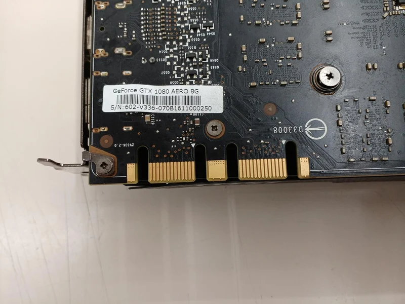 Carte graphique MSI : GTX 1080 AERO 8G