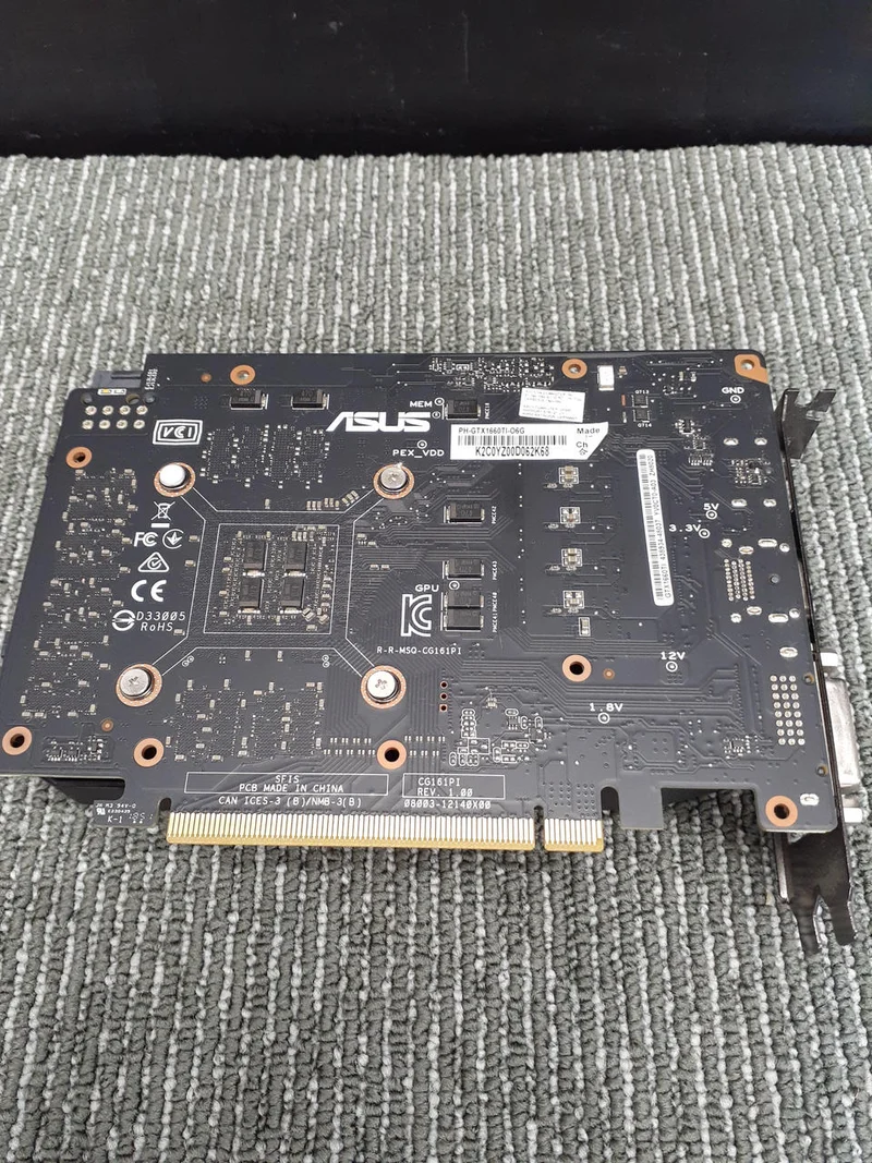 Carte graphique ASUS PH-GTX1660TI-O6G