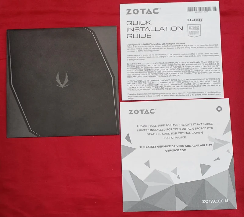Carte graphique ZOTAC NVIDIA PCI-EXPRESS RTX 2070 8 Go à turbine