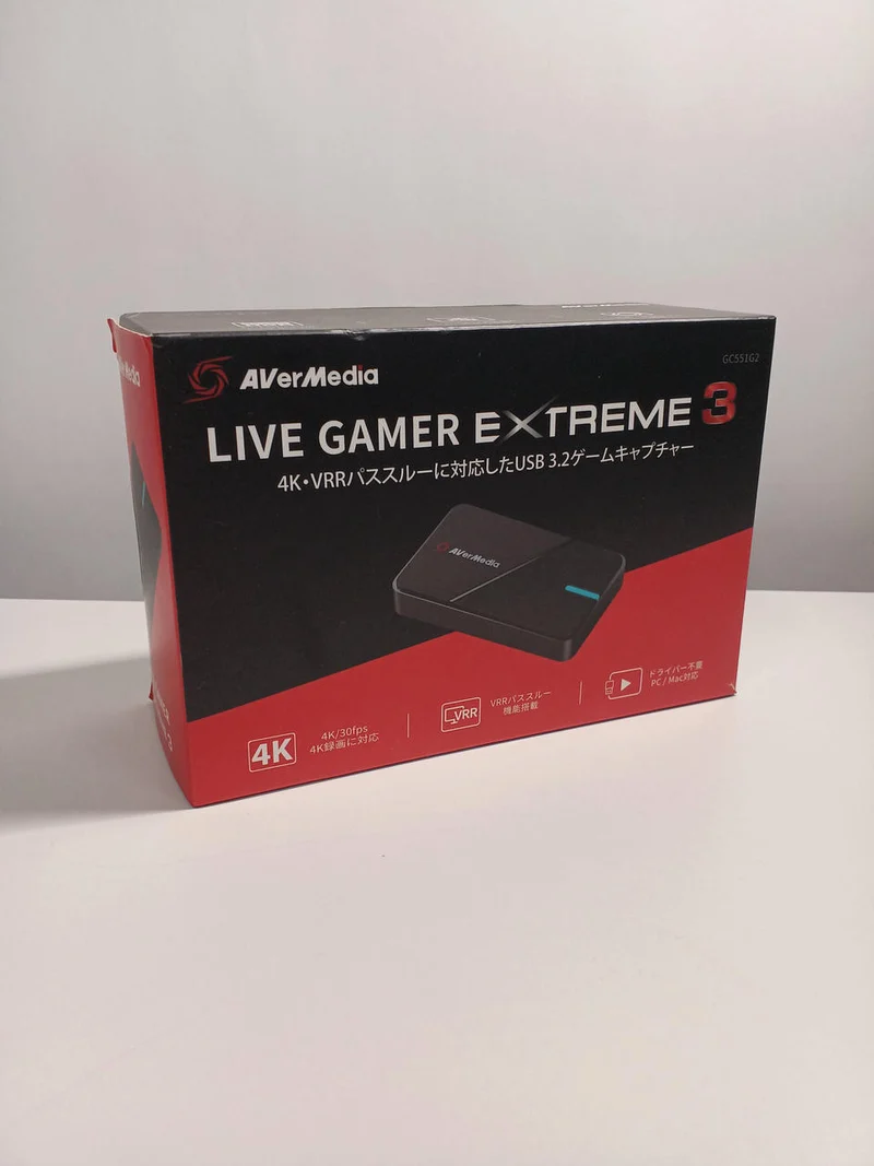 AVERMEDIA Boîtier d'acquisition vidéo USB LIVE GAMER EXTREME 3 (GC551G2)