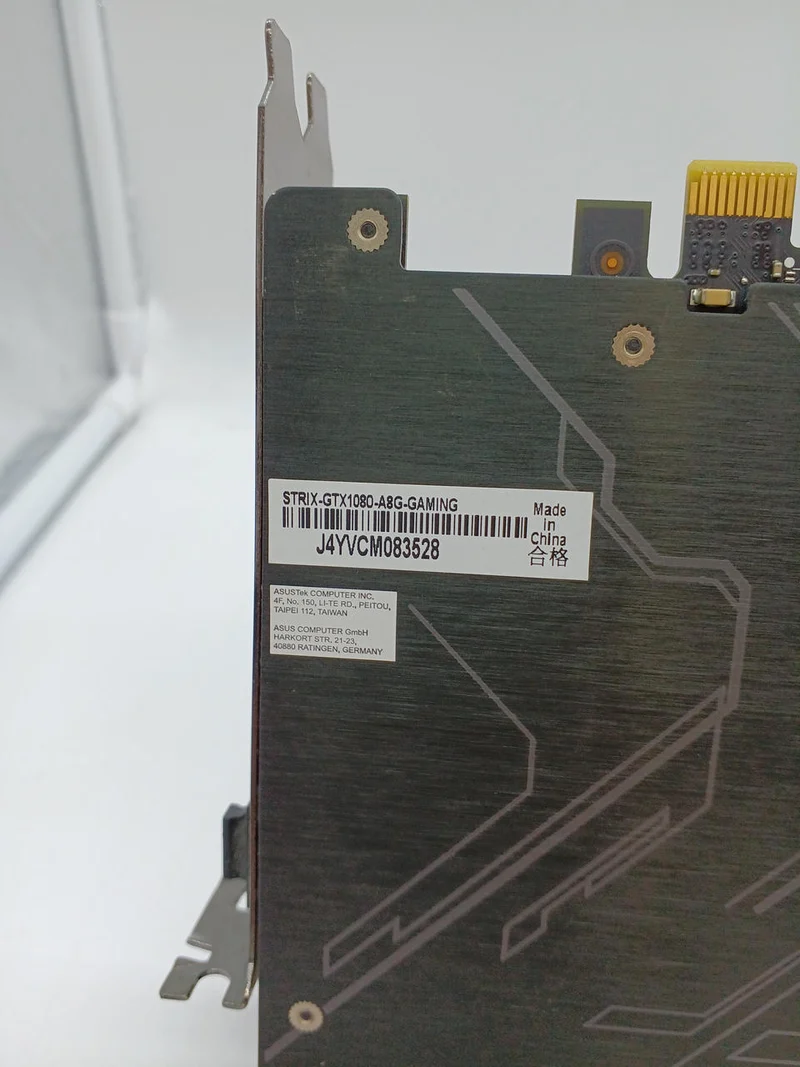 Carte graphique ASUS : STRIX-GTX1080-A8G-GAMIMING