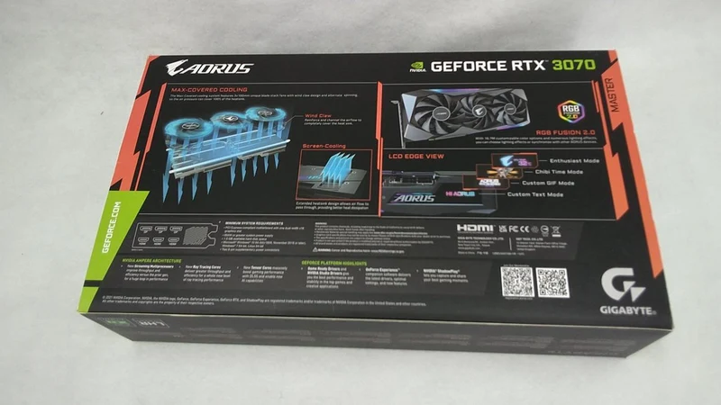 Carte graphique GIGABYTE GV-N3070AORUS M-8GD