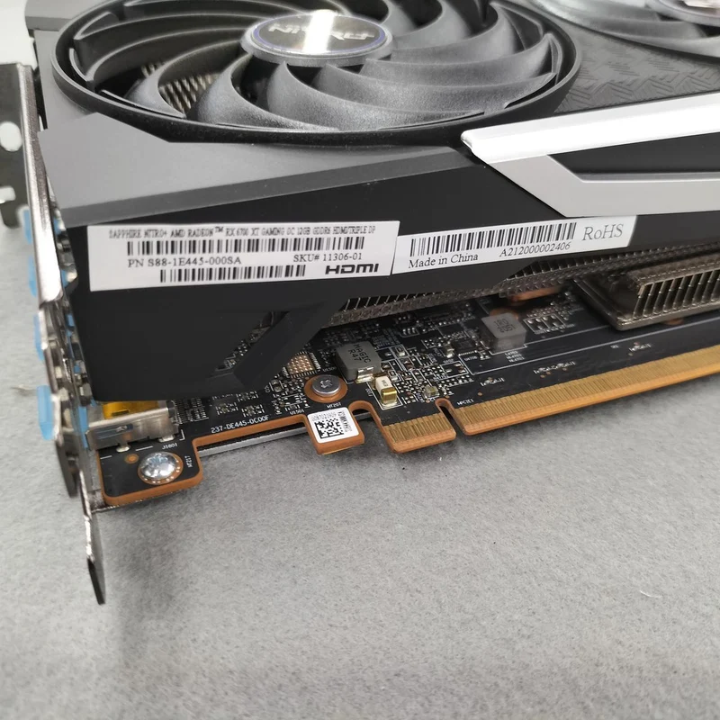 Carte graphique SAPPHIRE : AMD RADEON RX6700XT GAMING 12G