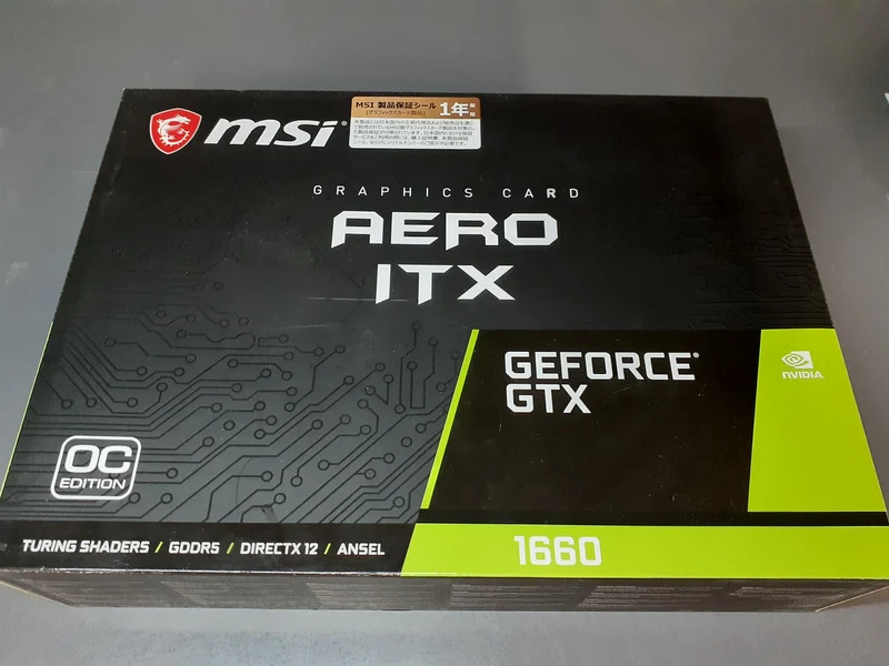 Carte graphique MSI GTX1660 AERO ITX 6G OC