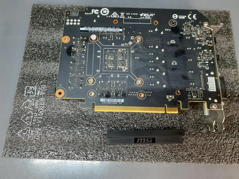 Carte graphique MSI GTX1660 AERO ITX 6G OC
