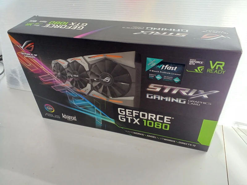 Carte graphique ROG : STRIX-GTX1080-A8G