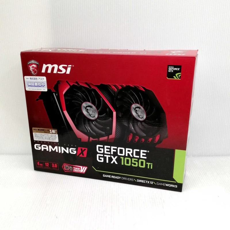 Carte graphique MSI GTX1050TI GAMING X 4G