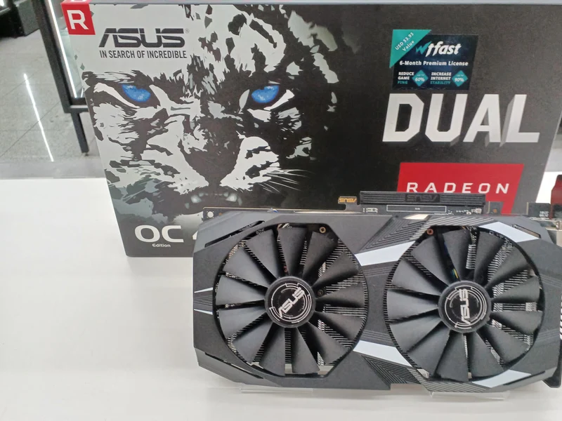 Carte graphique ASUS DUAL-RX580-O4G