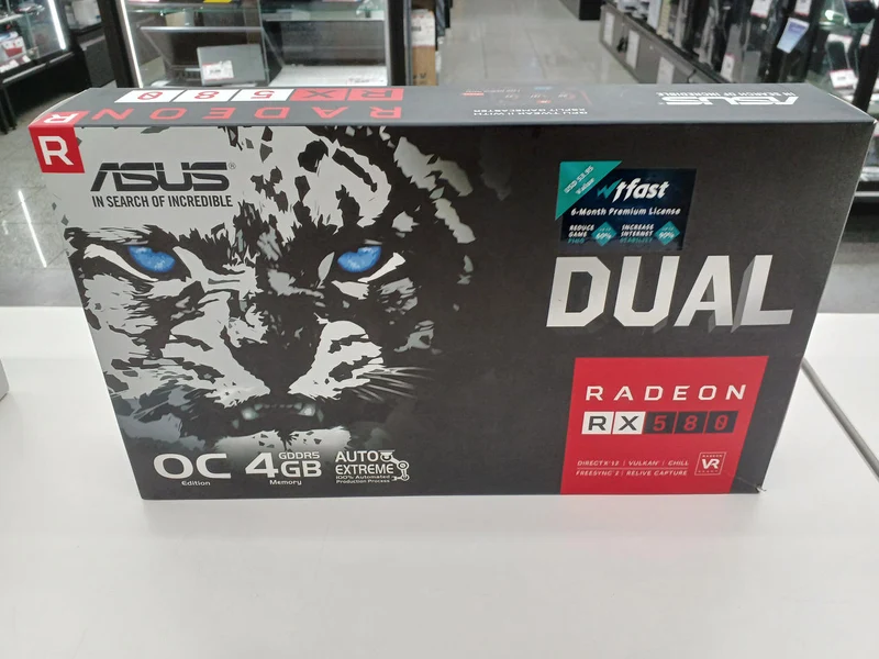 Carte graphique ASUS DUAL-RX580-O4G