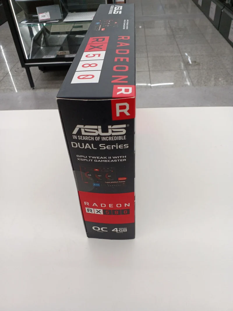 Carte graphique ASUS DUAL-RX580-O4G