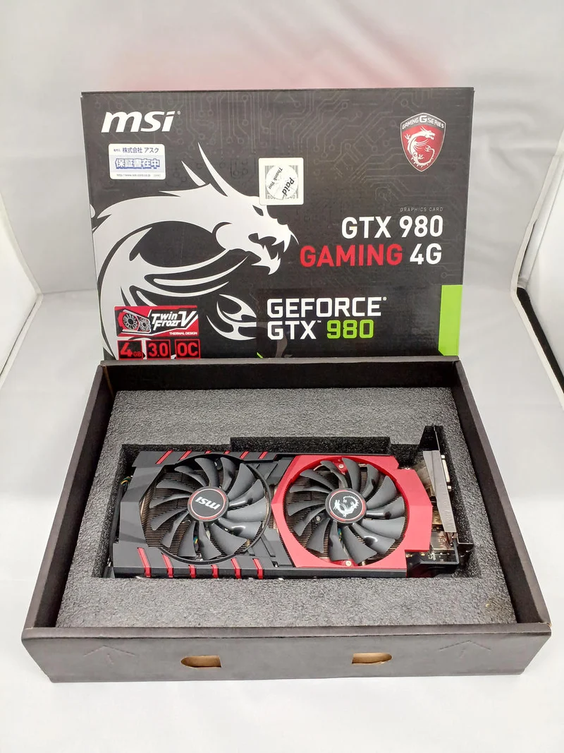 Carte graphique MSI NVIDIA PCI-EXPRESS GTX980 GAMING 4G