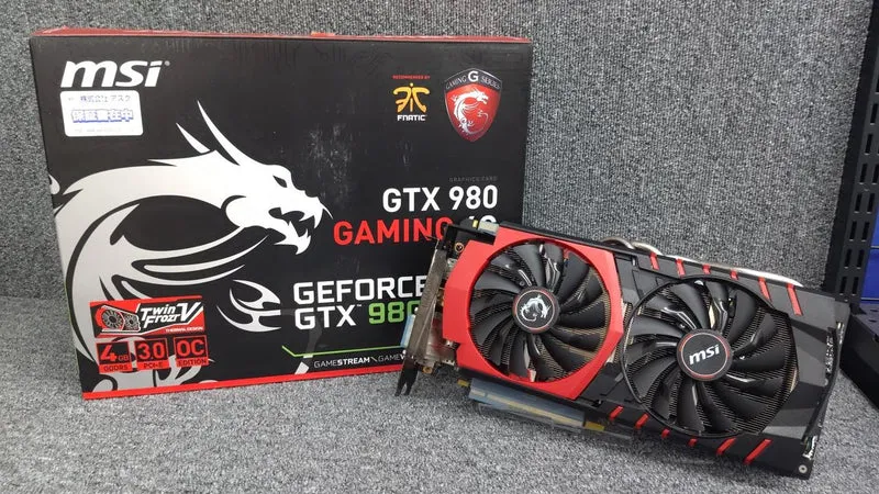 Carte graphique MSI : GTX980 GAMING 4G