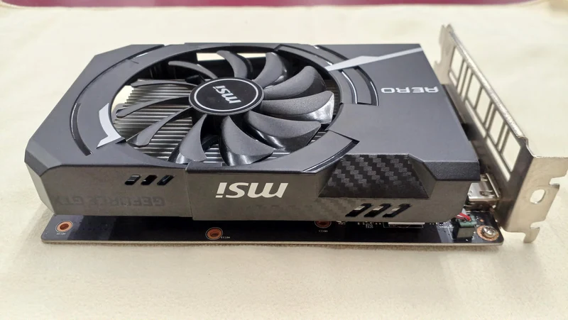Carte graphique MSI : GEFORCE GTX1650AERO ITX 4G