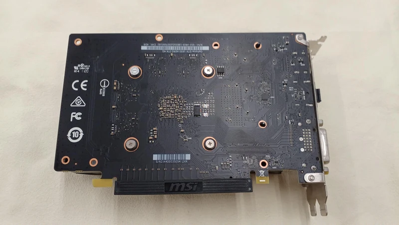 Carte graphique MSI : GEFORCE GTX1650AERO ITX 4G
