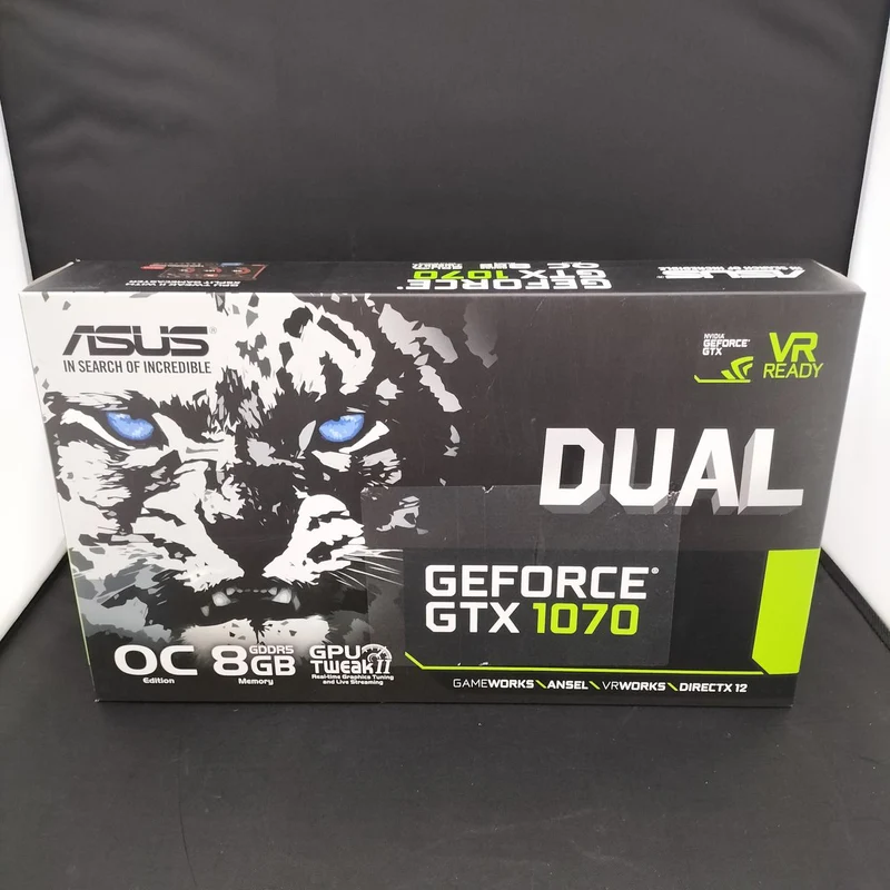 Carte graphique ASUS PCI-EXPRESS compatible NVIDIA DUAL-GTX1070-08G