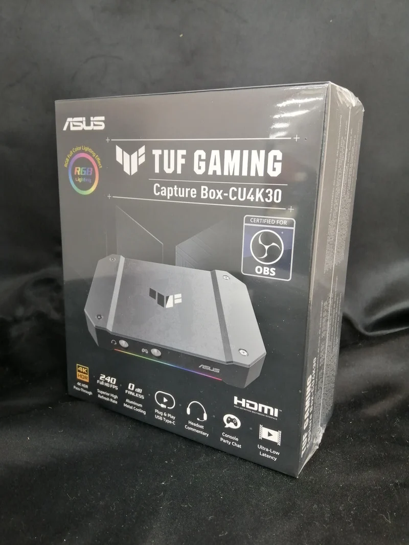 Boîtier d'acquisition ASUS Capture Box-CU4K30