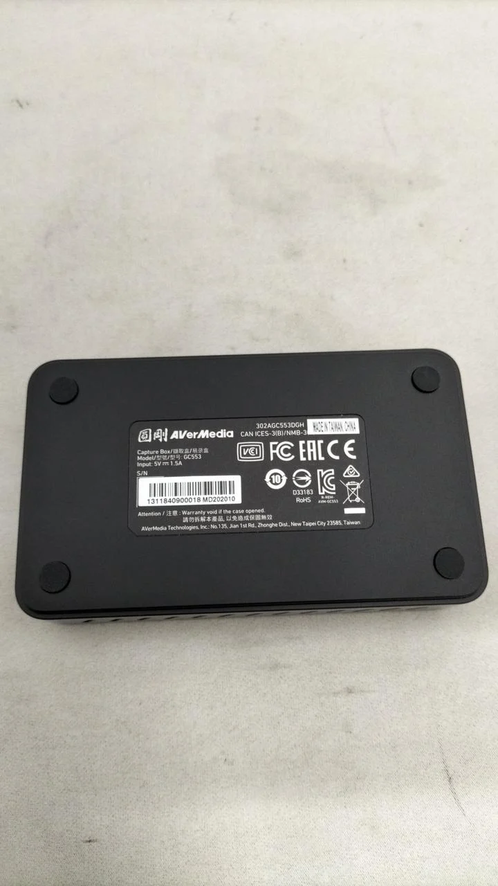 Carte d'acquisition AVerMedia GC553