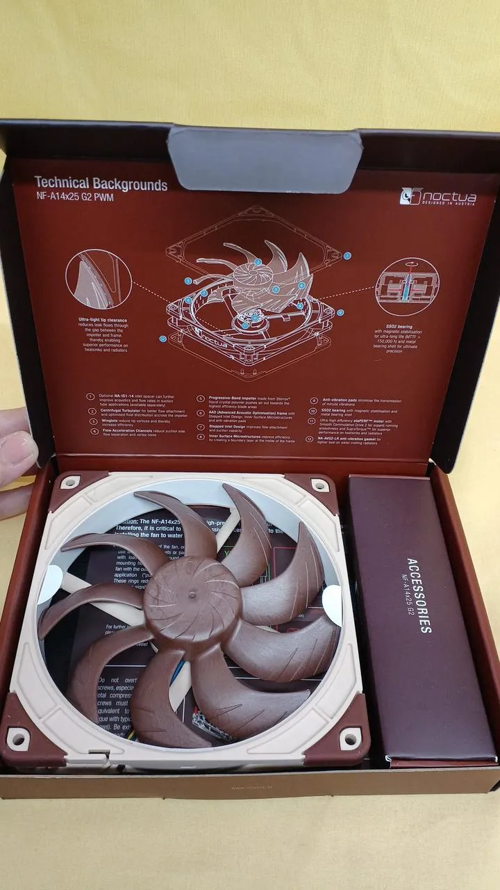 Ventilateur de boîtier PC NOCTUA NF-A14X25 G2 PWM