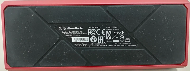 AVerMedia Game Capture AVT-C878 PLUS