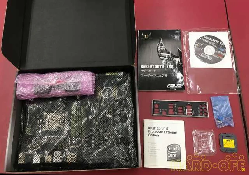 ASUS [À jeter] Carte mère, processeur et RAM SABERTOOTH X58 COREI7-975 6 Go