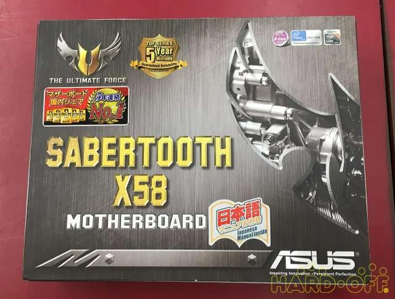 ASUS [À jeter] Carte mère, processeur et RAM SABERTOOTH X58 COREI7-975 6 Go