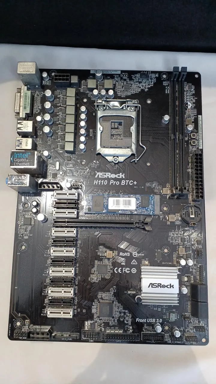 [À DÉCHETER] Carte mère ASROCK : H110 PRO BTC
