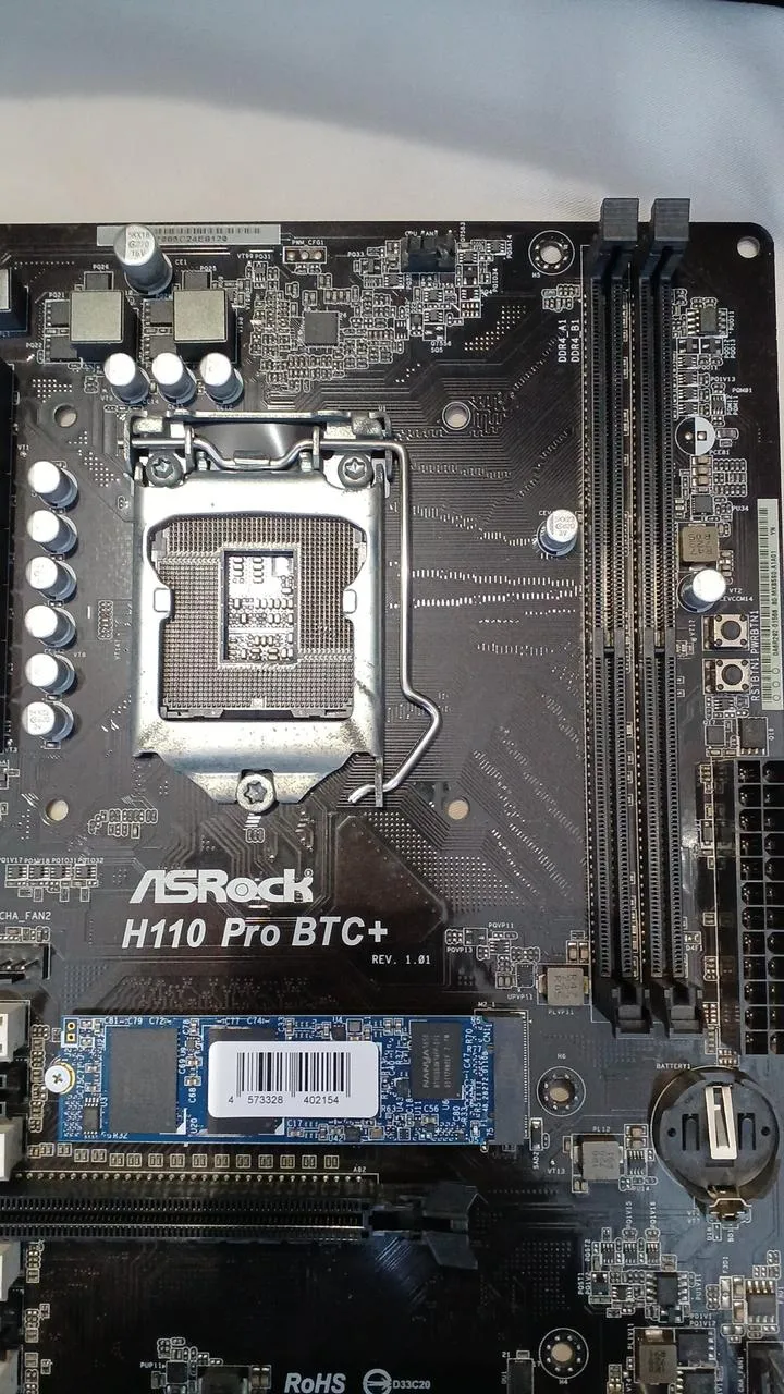 [À DÉCHETER] Carte mère ASROCK : H110 PRO BTC