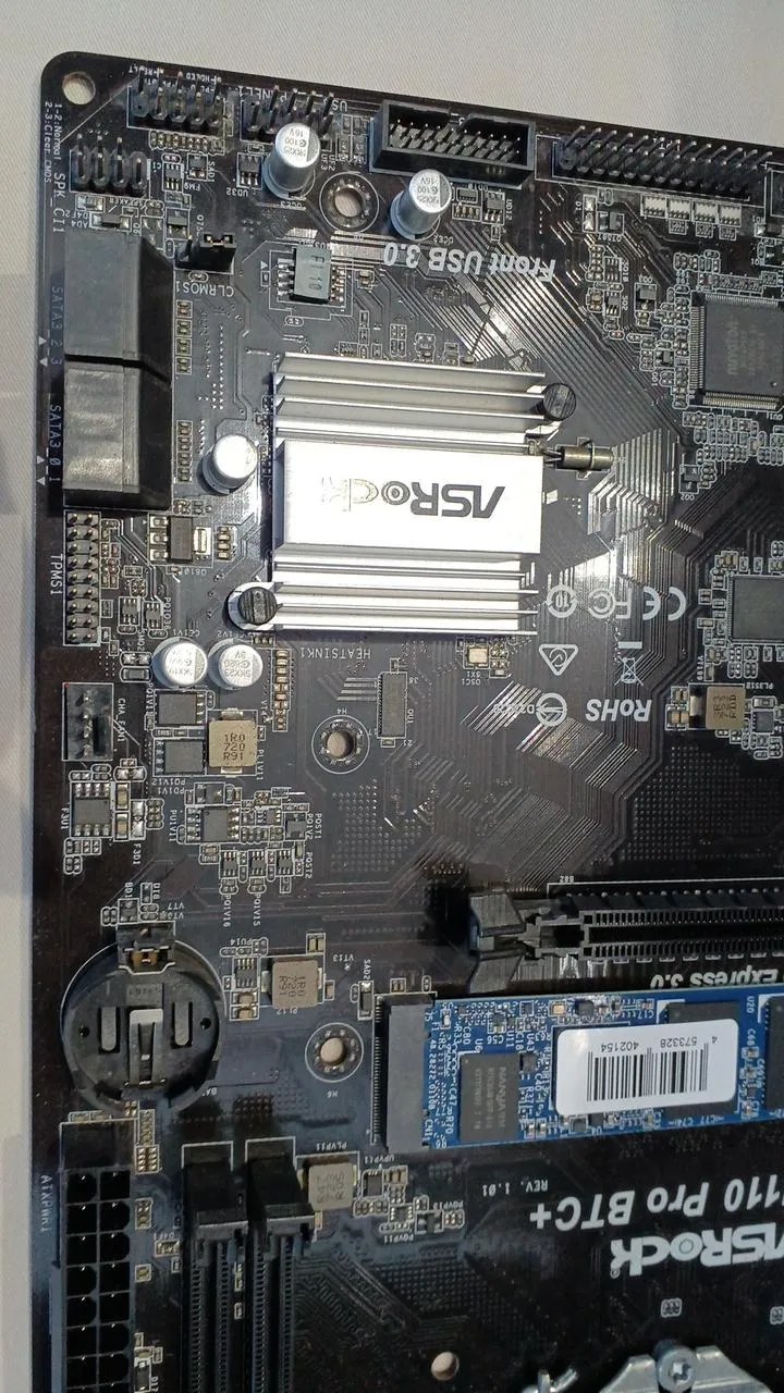 [À DÉCHETER] Carte mère ASROCK : H110 PRO BTC