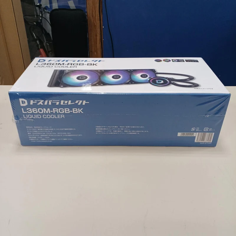 Refroidisseur de processeur Dospara L360M-RGB-BK