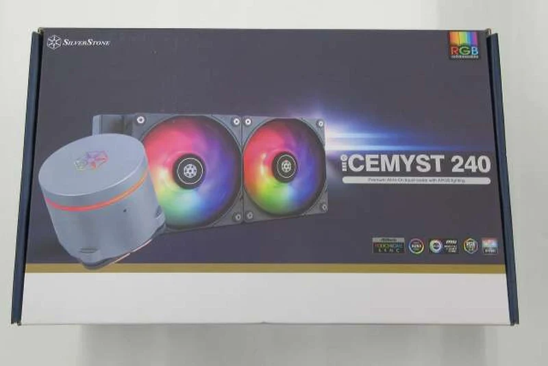 Refroidisseur de processeur SILVERSTONE CEMYST 240 ouvert et inutilisé