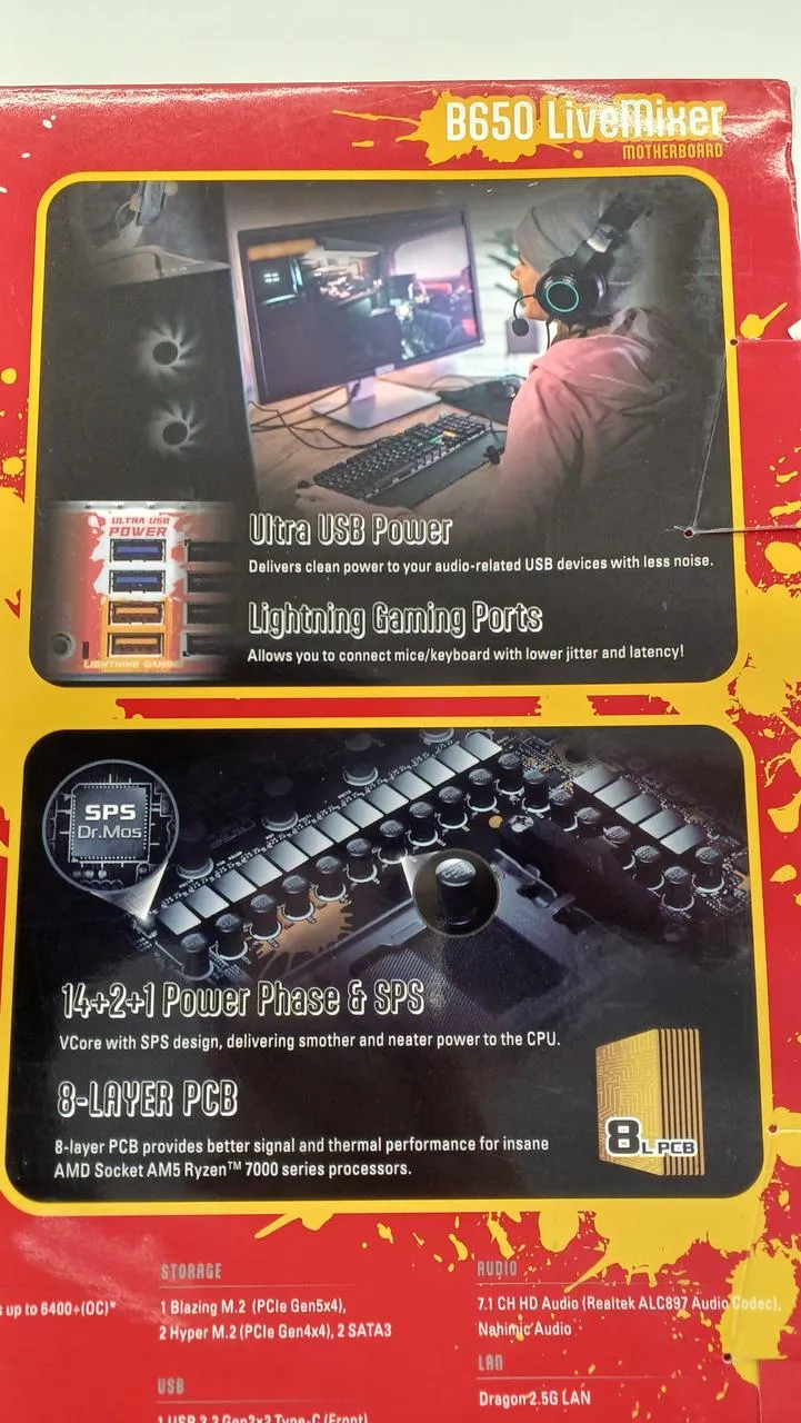 Carte mère ASROCK B650 LIVEMIXER