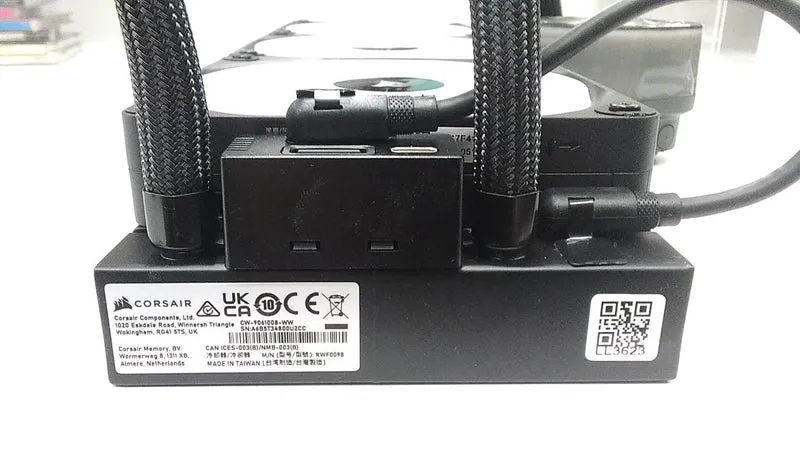 Refroidisseur liquide simple pour processeur CORSAIR ICUE LINK H150I avec écran LCD