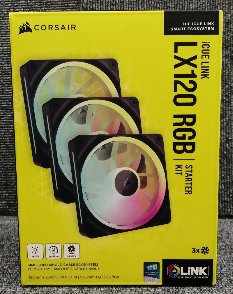 Ventilateur de boîtier CORSAIR LX120 RGB