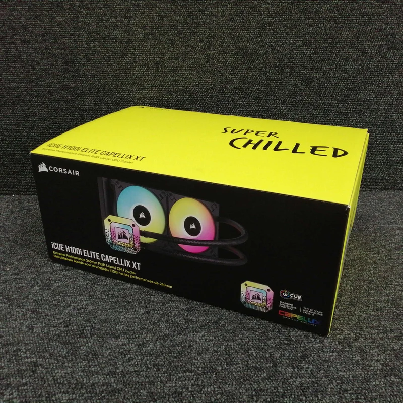 Refroidisseur de processeur liquide simple CORSAIR ICUE H100I ELITE CAPELLIX XT