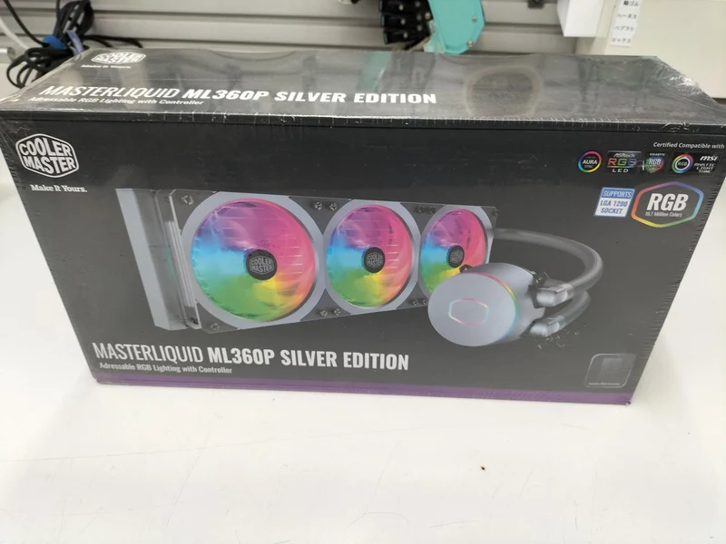 Refroidisseur de processeur à eau simple COOLER MASTER MASTERLIQUID ML360P SILVER EDI