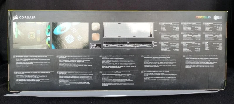[À DÉCHETER] Refroidisseur liquide de refroidissement CORSAIR ICUE H170I ELITE CAPELLIX