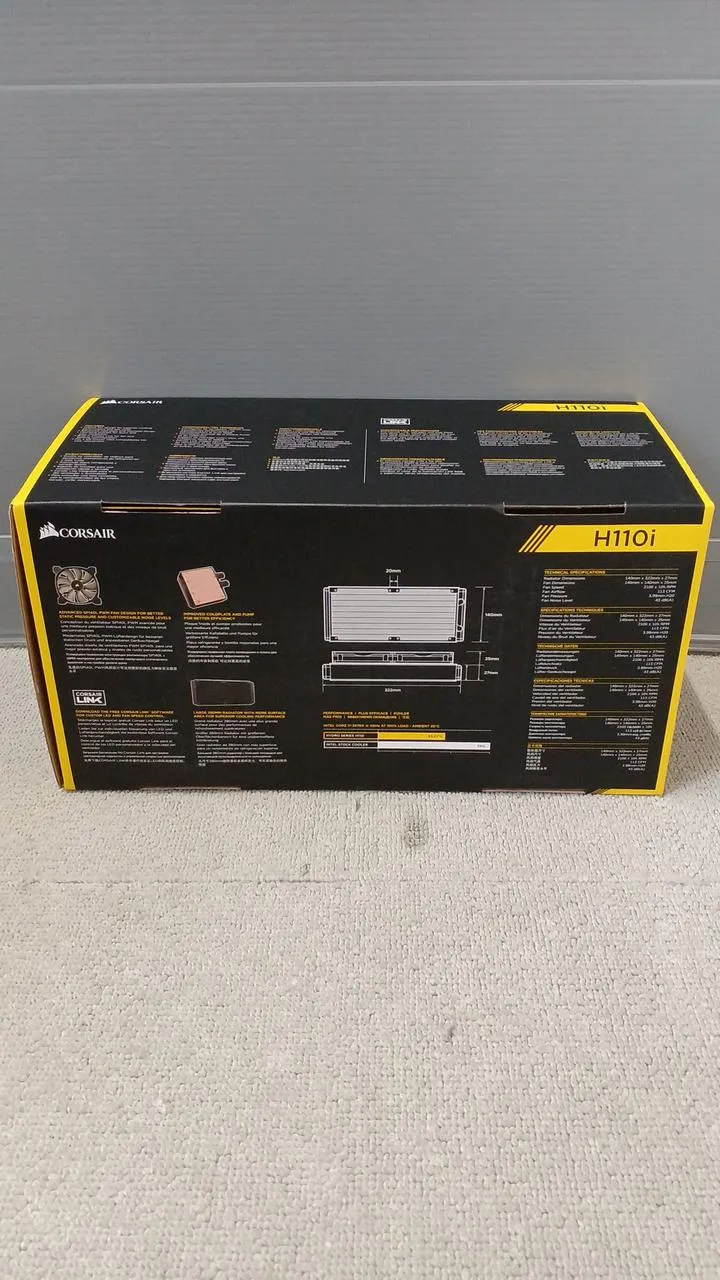 Refroidisseur de processeur CORSAIR H110I