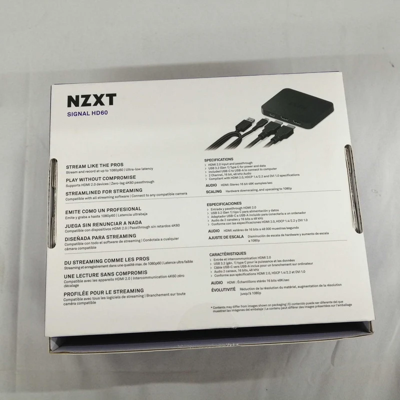 Boîtier d'acquisition vidéo NZXT ST-EESC1-WW