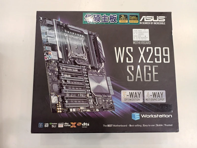Carte mère ASUS compatible Intel WS X299 SAGE