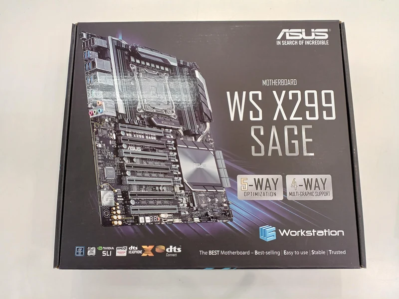 Carte mère ASUS compatible Intel WS X299 SAGE