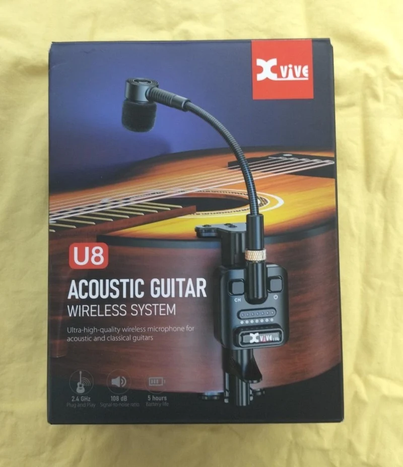 Microphone sans fil XVIVE pour guitare acoustique U8
